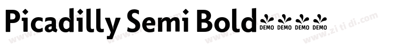 Picadilly Semi Bold字体转换 Picadilly Semi Bold字体转换